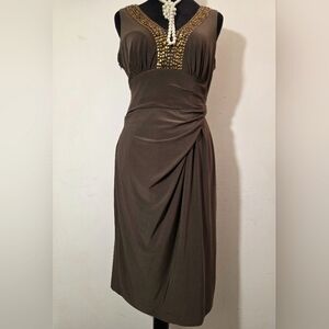 ANNE KLEIN V-neck dress